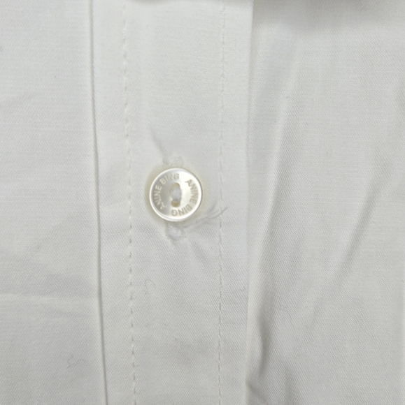 Anine Bing Women's White Mika button up poplin cotton shirt medium NWT - Picture 7 of 11
